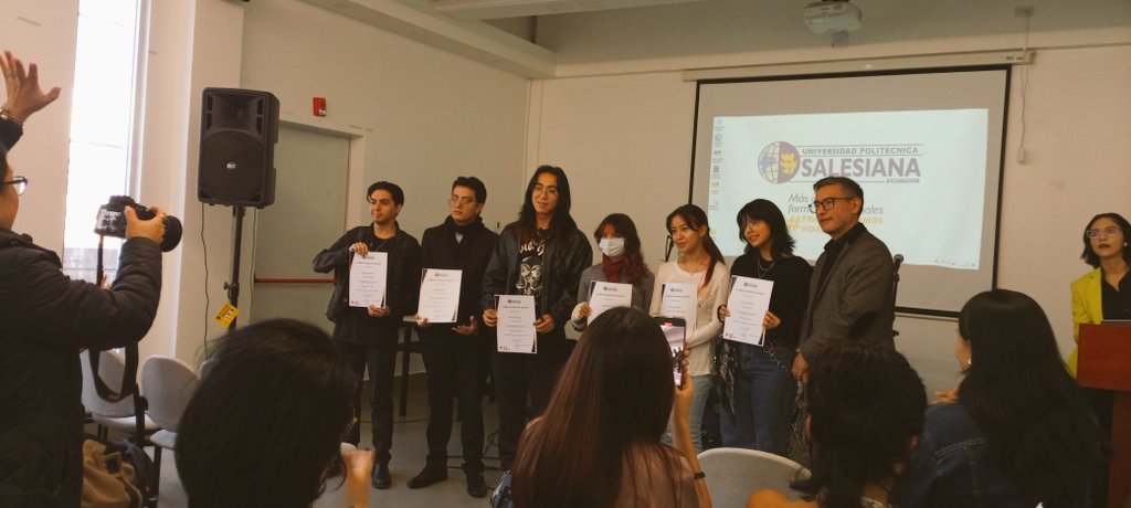 Davidem281's tweet image. Hoy en la Auditorio Monseñor Leónidas Proaño de la #UPS de #Quito el evento "Cámara, Palabra y Acción" organizado por la Carrera de #Comunicación de la #UPS.
#Música
