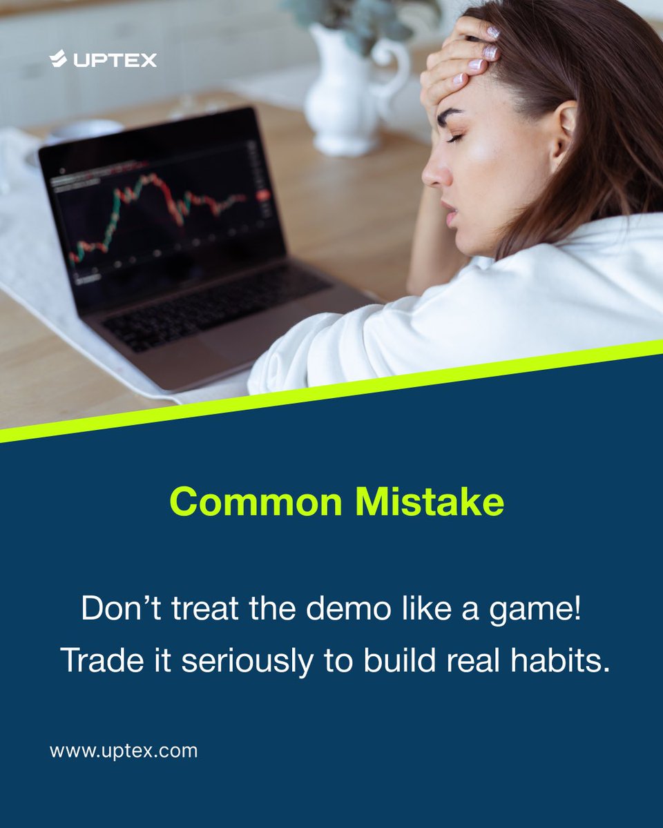 UptexForex's tweet image. Don’t skip the demo stage.
 It’s your risk-free training ground before entering the real market.
 ✅ Learn safely
 ✅ Test confidently
 ✅ Prepare properly
 Start smarter. Start with the demo.
#DemoAccount #LearnForex #PracticeTrading #Uptex 💹📊