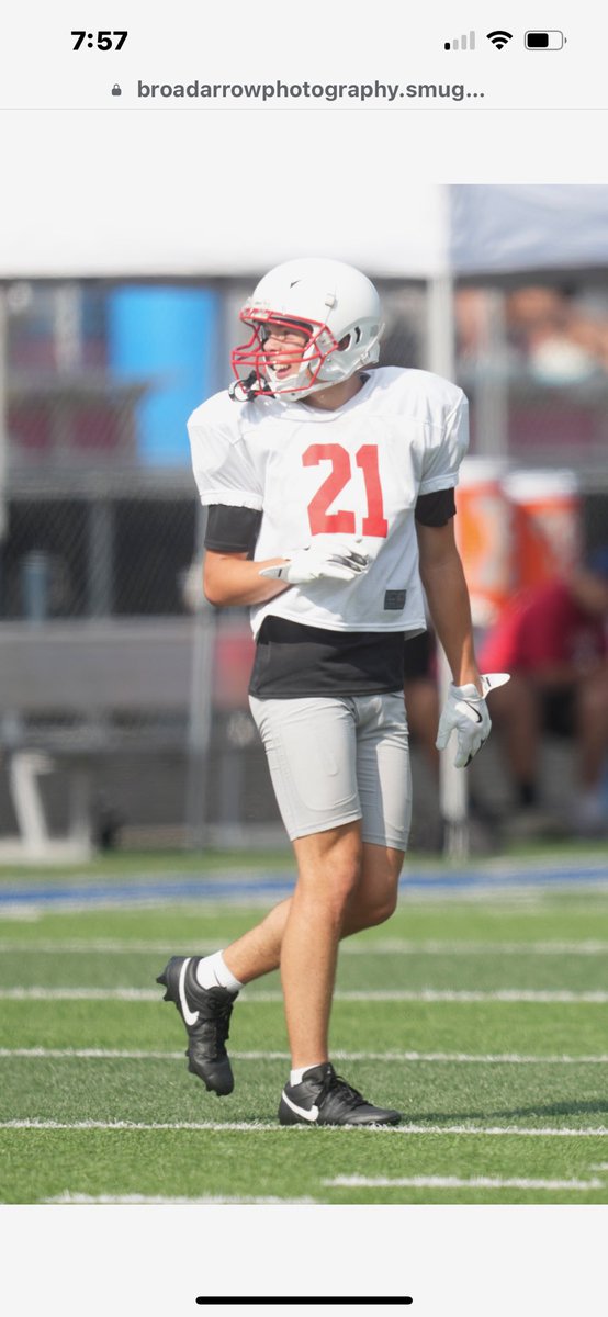 Roman’s first scrimmage with Center Grove High School.