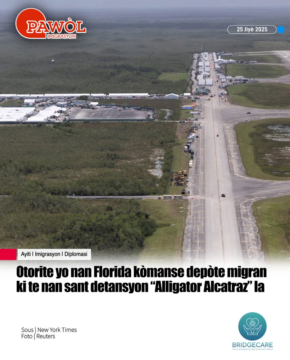 LuckNews88's tweet image. ✍🏾ENFO | Gouvènè Florida a, Ron DeSantis fè konnen, gen anviwon 100 migran ki ale nan premye vòl depòtasyon sa. Gen plizyè lòt ankò yo deplase, men se nan lòt sant federal yo al mete yo, daprè @nytimes. Detay nan emisyon « Pawòl Imigrasyon », aswè a :⏰ 7-8pm. Pa bliye, envite…