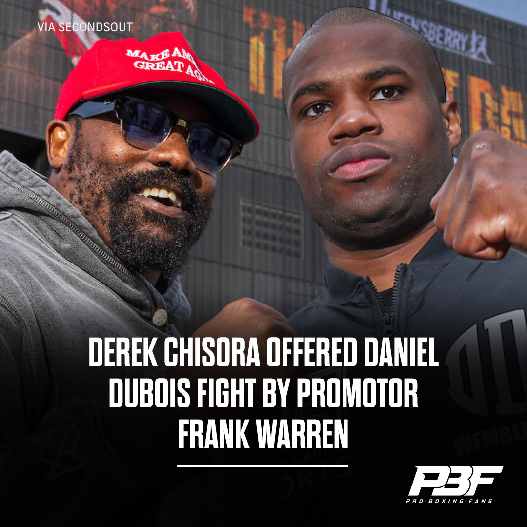 🗣️ “Derek said Daniel is a quitter. I didn’t like the way he kept on saying it. The vibe I got back when I spoke to Don [Charles, Dubois’s coach] yesterday was, well, if he thinks he’s a quitter, he can fight him. Fight him, it’s a great fight isn’t it? What a good fight it would