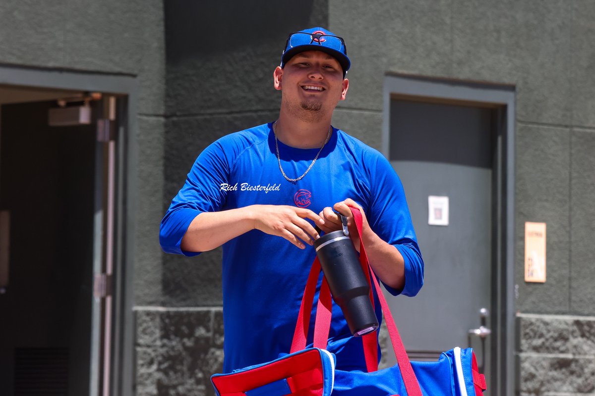 biest22's tweet image. Reunited and it feels so good! The Arizona Complex League Cubs boasted a major league battery for the first 3 innings of the last game of their season. @javierassad1 and @mamaya_9 were both rehabbing from injury and then leaving after their day was complete. #Cubs #ACL2025