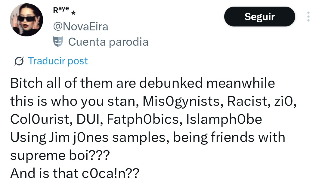 SugaProtectTeam's tweet image. 🚨 MASS REPORT 🚨
Hate » slurs and tropes / hateful references
Abuse & harassment » targeted harassment / insults / inciting harassment
• x.com/sweetliiez
• x.com/rubynini00
• x.com/NovaEira
• x.com/gdybsupremacist (set up account)