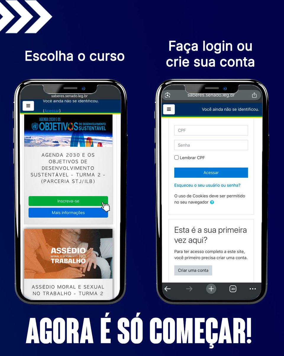 SenadoFederal's tweet image. 📚💻 O Senado oferece diversos cursos gratuitamente. Cadastre-se na plataforma Saberes e confira os cursos disponíveis: saberes.senado.leg.br.

📢 E não deixe de compartilhar essa mensagem com familiares e amigos! 📢