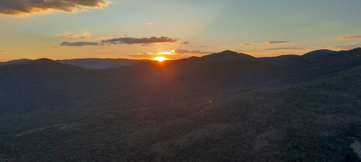 Safely arrived at the Rock Lodge &amp; enjoyed 'the loo with a view'