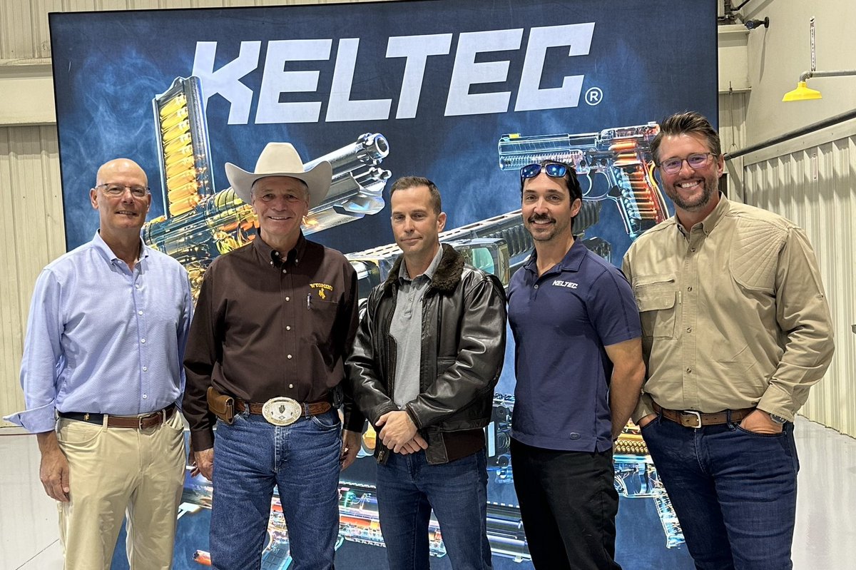 NRA EVP &amp; CEO Doug Hamlin recently joined <a href="/GovernorGordon/">Governor Mark Gordon</a> to attend the ribbon-cutting for <a href="/KelTecOfficial/">KelTec</a>’s new production facility in Rock Springs, Wyoming.

Driven by a shared commitment to the Second Amendment, NRA is proud to support KelTec.

➡️ ssusa.org/content/nra-ev…