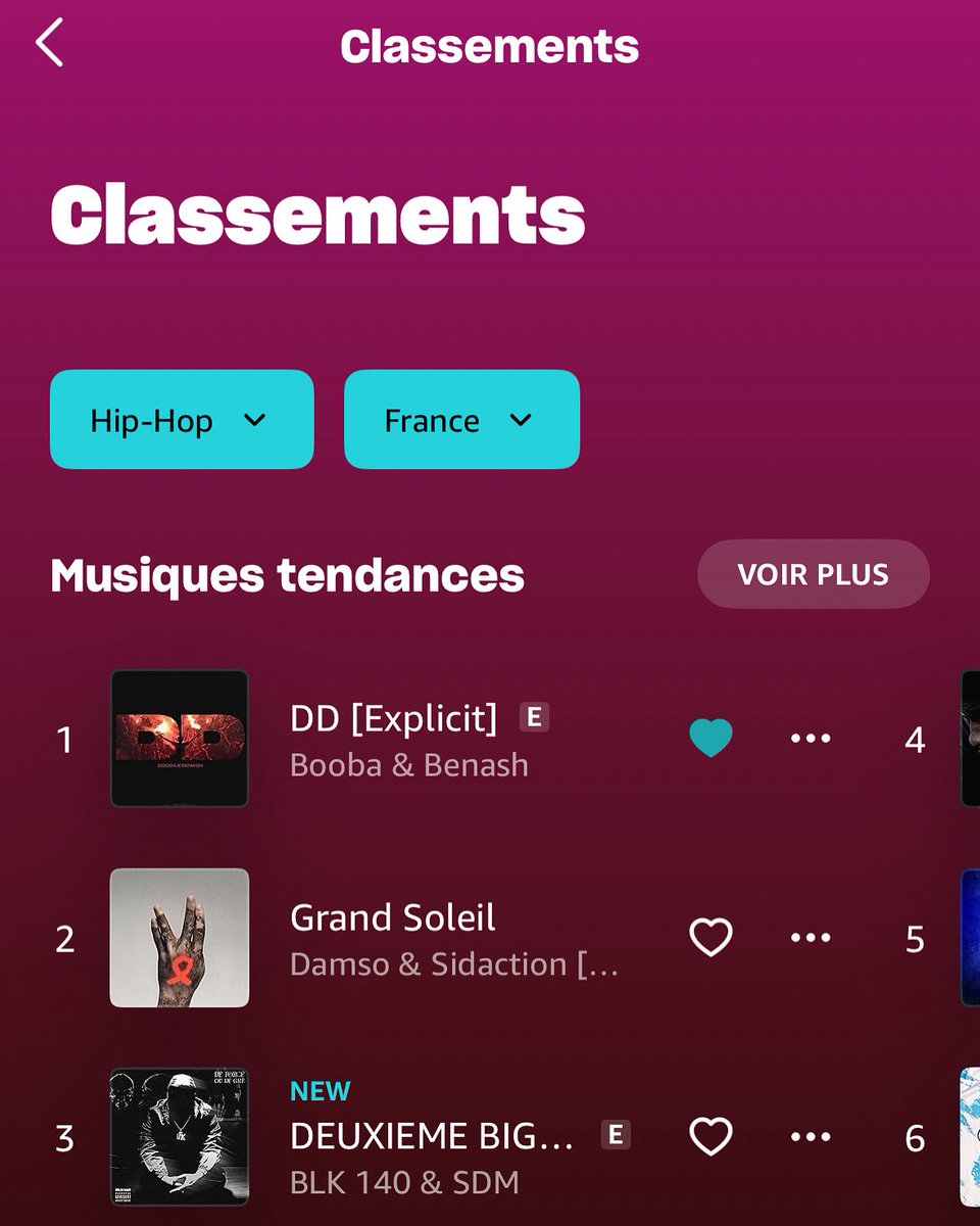 « DD »  🥇 <a href="/booba/">Booba</a> <a href="/BenashOfficial/">Benash</a> 🏴‍☠️ <a href="/GhendaOfficiel/">GHENDA</a> 

<a href="/amazonmusic/">Amazon Music</a>