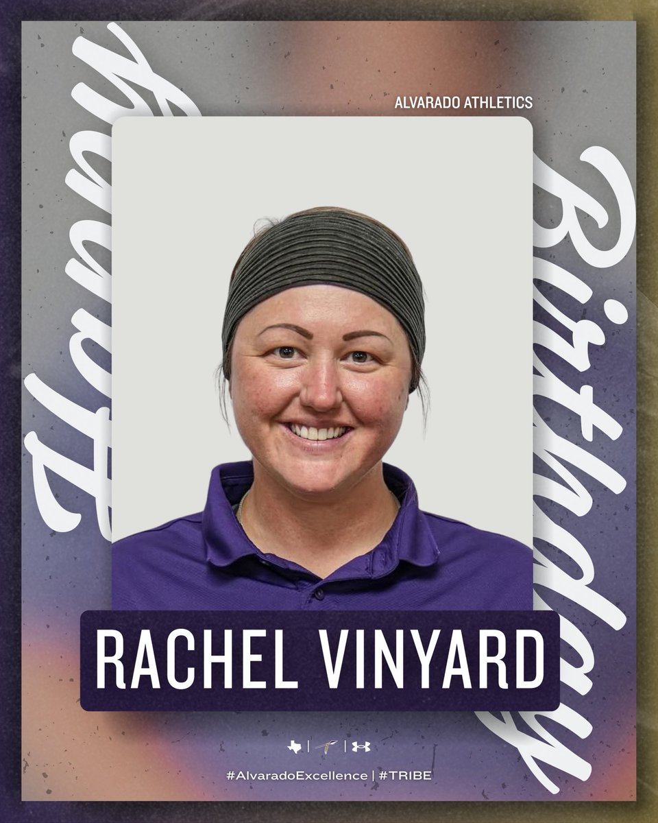 Alvarado Indian Athletics (@alvaradosports1) on Twitter photo π₯³π πππππ πππππππ ππππππππ ππ₯³
Alvarado Athletics wants to wish a very Happy Birthday to Coach Vinyard!
Thank you for all that you do for our scholar-athletes and athletic programs. We are grateful to have you! Enjoy your day.
#AlvaradoExcellence #TR1BE π₯³π πππππ πππππππ ππππππππ ππ₯³
Alvarado Athletics wants to wish a very Happy Birthday to Coach Vinyard!
Thank you for all that you do for our scholar-athletes and athletic programs. We are grateful to have you! Enjoy your day.
#AlvaradoExcellence #TR1BE