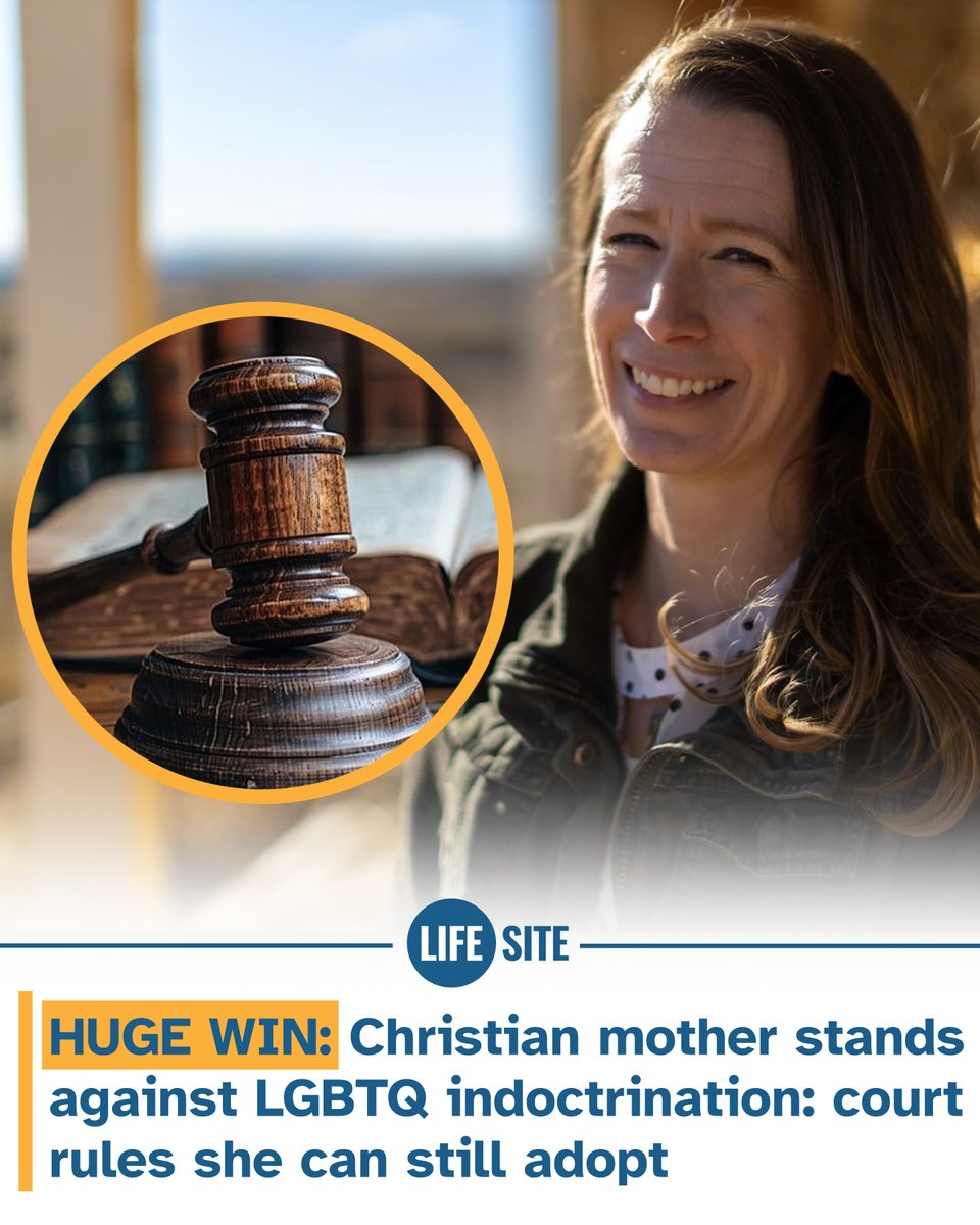 A Christian mother scored a victory in federal court after she refused to encourage gender confusion and homosexuality in minors. Alliance Defending Freedom hailed the decision as a ‘huge win.’

lifesitenews.com/news/christian…