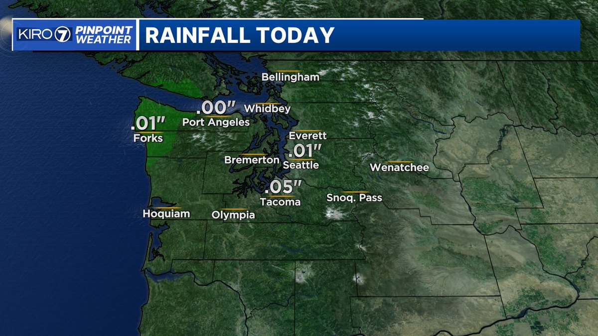 First measurable rain at SEA since June 26th! #NickKnows #wawx