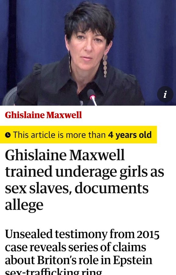 CJ_Feher's tweet image. No pardon for Ghislaine Maxwell @RepBentz
She’s a criminal and not a victim.