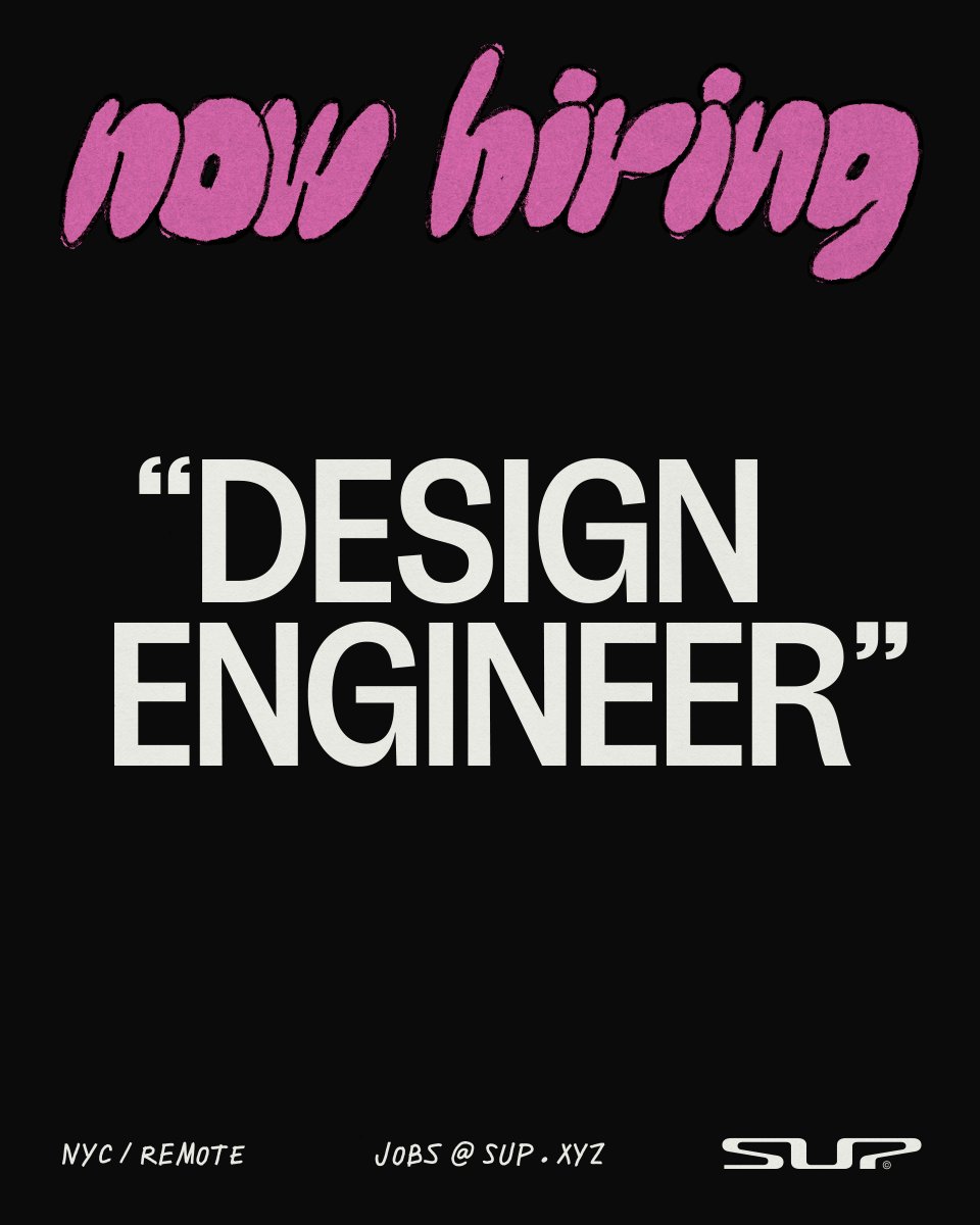 bobby's tweet image. i'm hiring a "design engineer" to work on a new social app from Some Of The Guys Who Brought You Vine.
job fun. pay good.
dm or email for info.