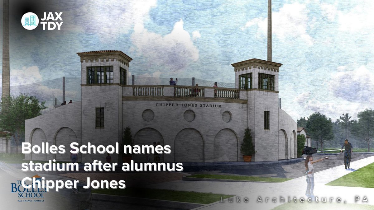 JAXTDY's tweet image. The Bolles School is naming its renovated baseball stadium after Hall of Famer Chipper Jones. | Jacksonville Today buff.ly/D4Tf0qJ