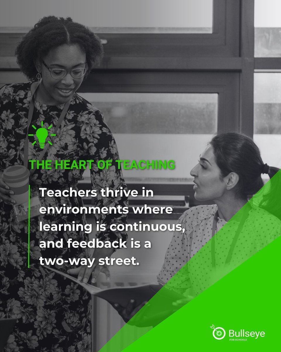 Great teaching grows from constant learning and trusted feedback. 💛