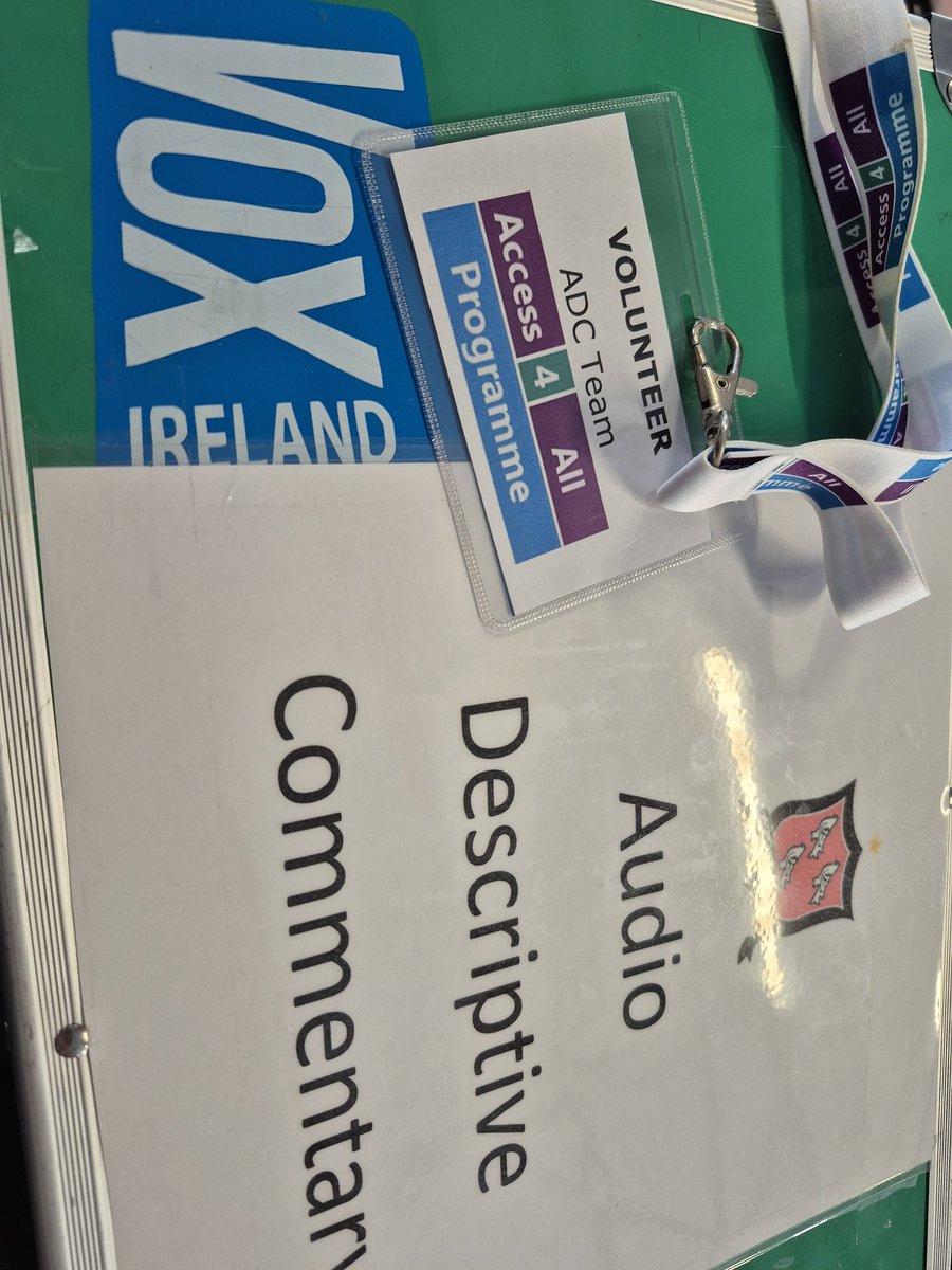 All in position here in <a href="/DundalkFC/">Dundalk FC</a> for Audio Descriptive Commentary of tonight's game v <a href="/WexfordFC/">Wexford FC</a>!