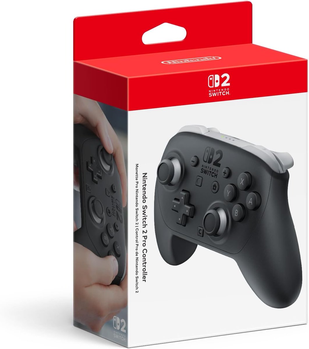 NINtheorist's tweet image. 🏷️ #Oferta de nuevo DISPONIBLE | Nintendo Switch 2 Pro Controller a $2,069.00 MXN, en amazon: ⤵️
amzn.to/4lUABWs #ad