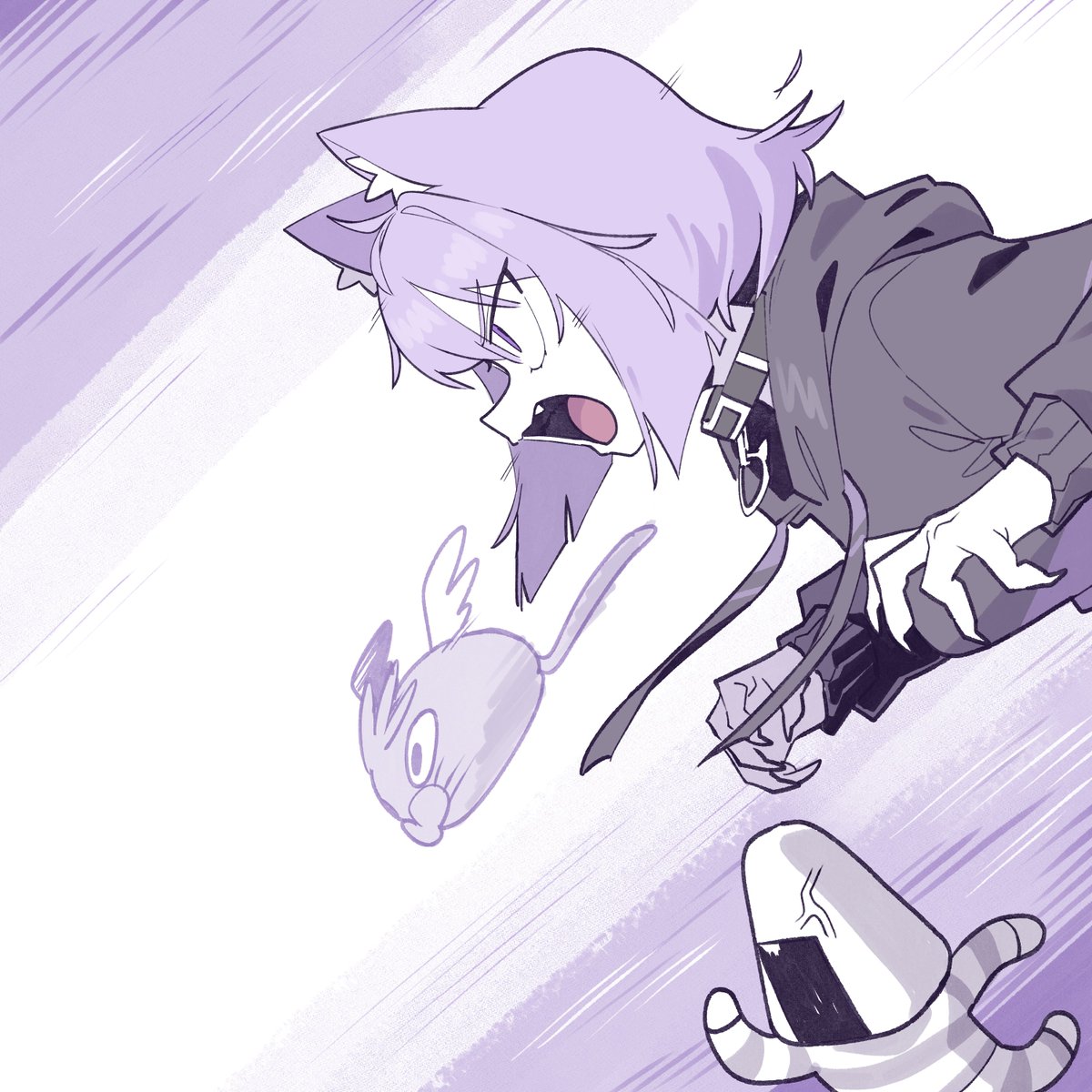 🐱🍙💨💨
#絵かゆ