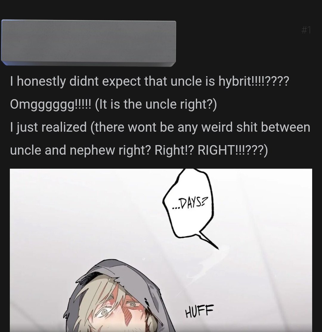 jailbaitjaybin's tweet image. Fella its a manwha about humans with animal features getting exploided in a livestock farm, and u care about a hypothetic incest?