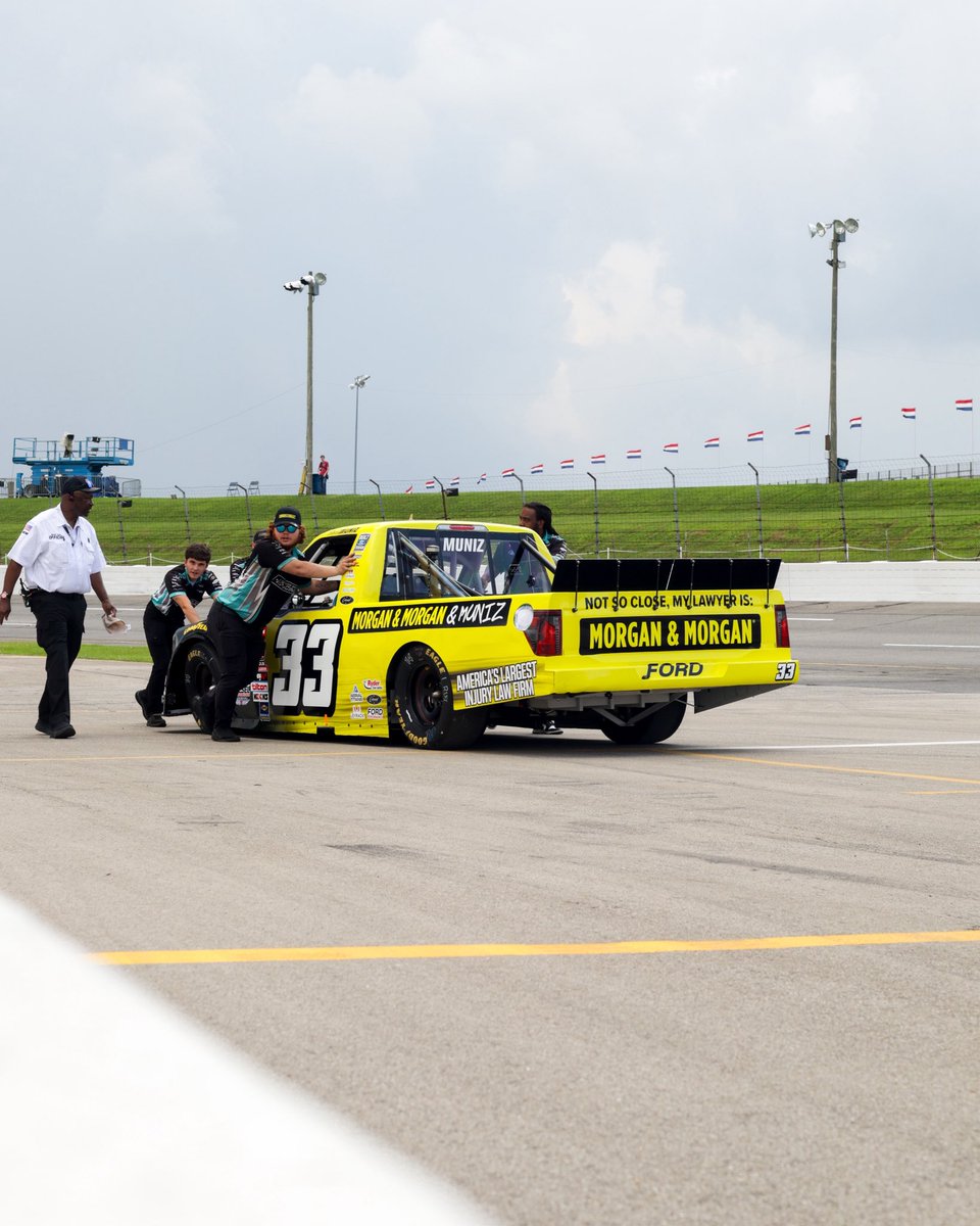 It’s Raceday at IRP! Rolling through tech after weather put us on pause this morning. Practice is just around the corner  ➡️

#rbr | #FordPerformance