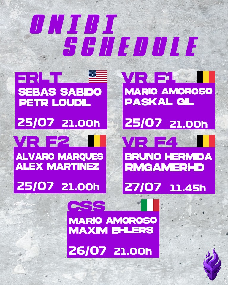 ONIBI ESPORTS TEAM (@onbsportsteam) on Twitter photo Estos son nuestros chicos para este fin de semana
These are our boys for this weekend
x.com/ItsTheBoyLuc9?…
x.com/YFzuko?t=vb0vP…
x.com/ONBSoren?t=o9R…
x.com/frankacheamgod…
<a href="/PasKalGM/">ONB_PASKALGM</a>
<a href="/fxMaleex/">Mario Amoroso Solano</a>
Alex Martínez
Sebas sabido
RMGAMERHD
PETR LOUDIL Estos son nuestros chicos para este fin de semana
These are our boys for this weekend
x.com/ItsTheBoyLuc9?…
x.com/YFzuko?t=vb0vP…
x.com/ONBSoren?t=o9R…
x.com/frankacheamgod…
<a href="/PasKalGM/">ONB_PASKALGM</a>
<a href="/fxMaleex/">Mario Amoroso Solano</a>
Alex Martínez
Sebas sabido
RMGAMERHD
PETR LOUDIL