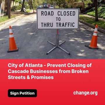 DingleForATL's tweet image. Sign the petition today to fight for the businesses in Cascade Heights! chng.it/2j28NXxyTk