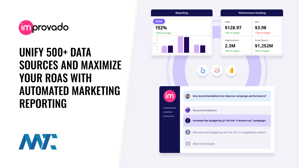 jniewiecki's tweet image. #AdvertisingTechnology #AnalyticsTesting Improvado: Unify 500+ Data Sources and Maximize Your ROAS with Automated Marketing Reporting feed.martech.zone/link/8998/1710…