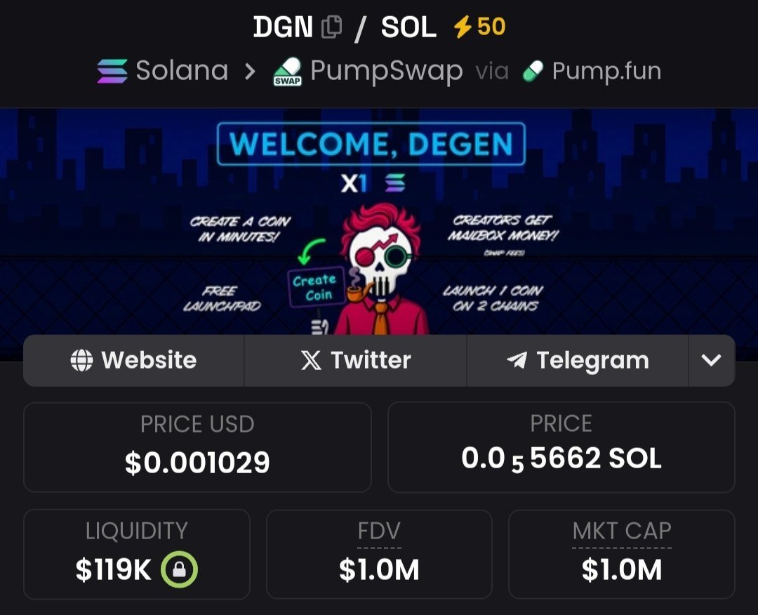 ⚡️Skull boost ⚡️
dexscreener.com/solana/88pmrph…

#Degen #X1 #Solana $DGN