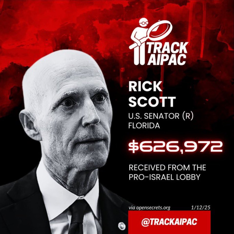 <a href="/SenRickScott/">Rick Scott</a> Fuck off traitor