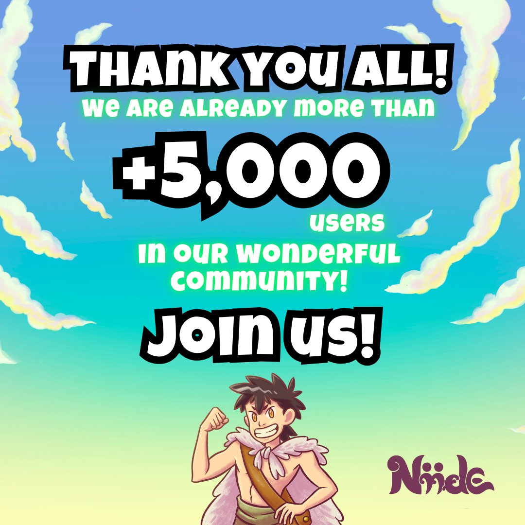 🚀 We just passed 5,000 adventurers  !

🌕 The journey of Niide is growing fast, and you’re still on time to be part of something epic.

💥 Airdrops, weekly rewards, and wild quests await!

🌀 Join us now — the adventure is just beginning!
👉 discord.gg/niide

#Niide