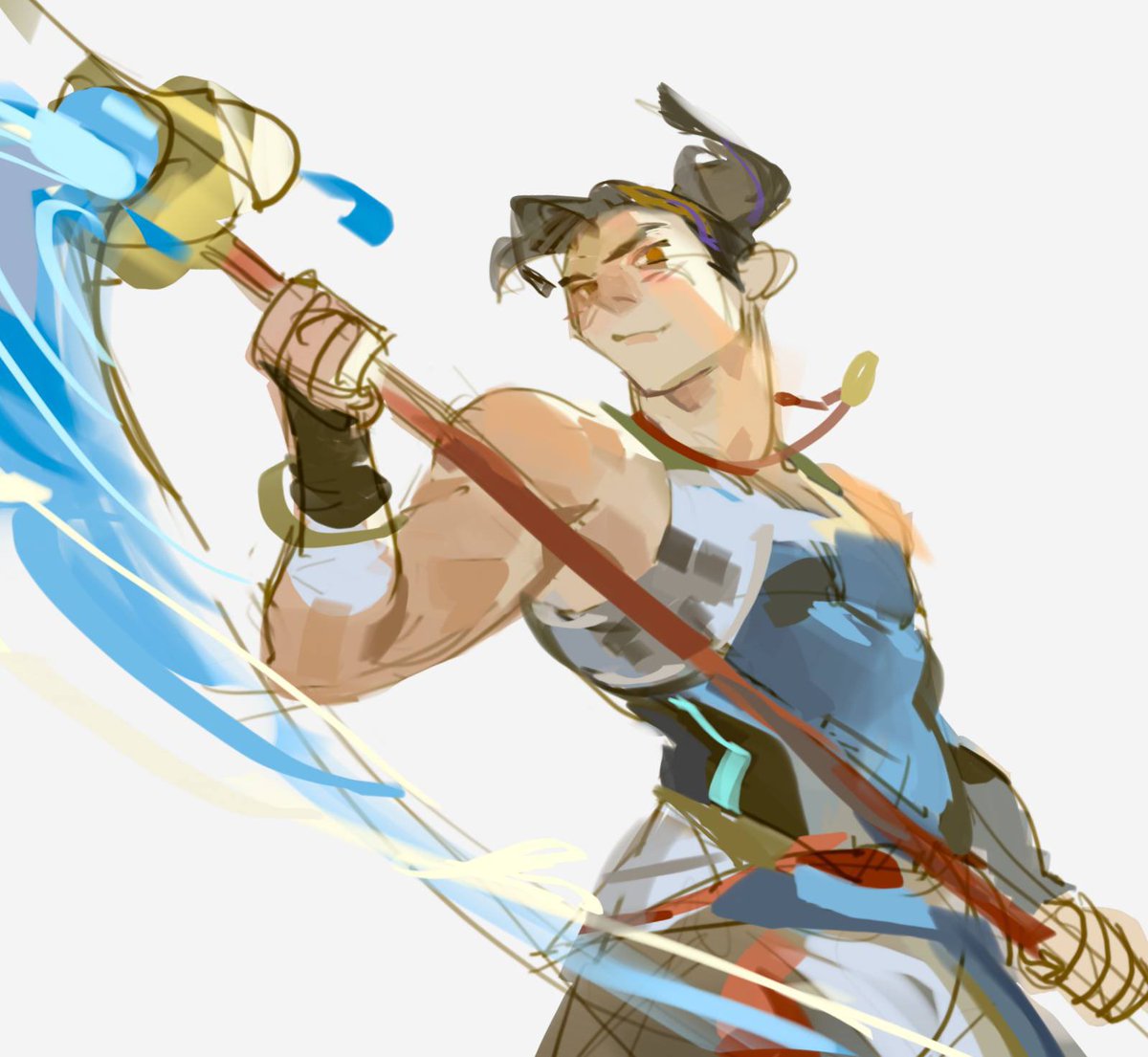 arvve's tweet image. god forbid a boy to have a bad in game model 
#overwatch #wuyang