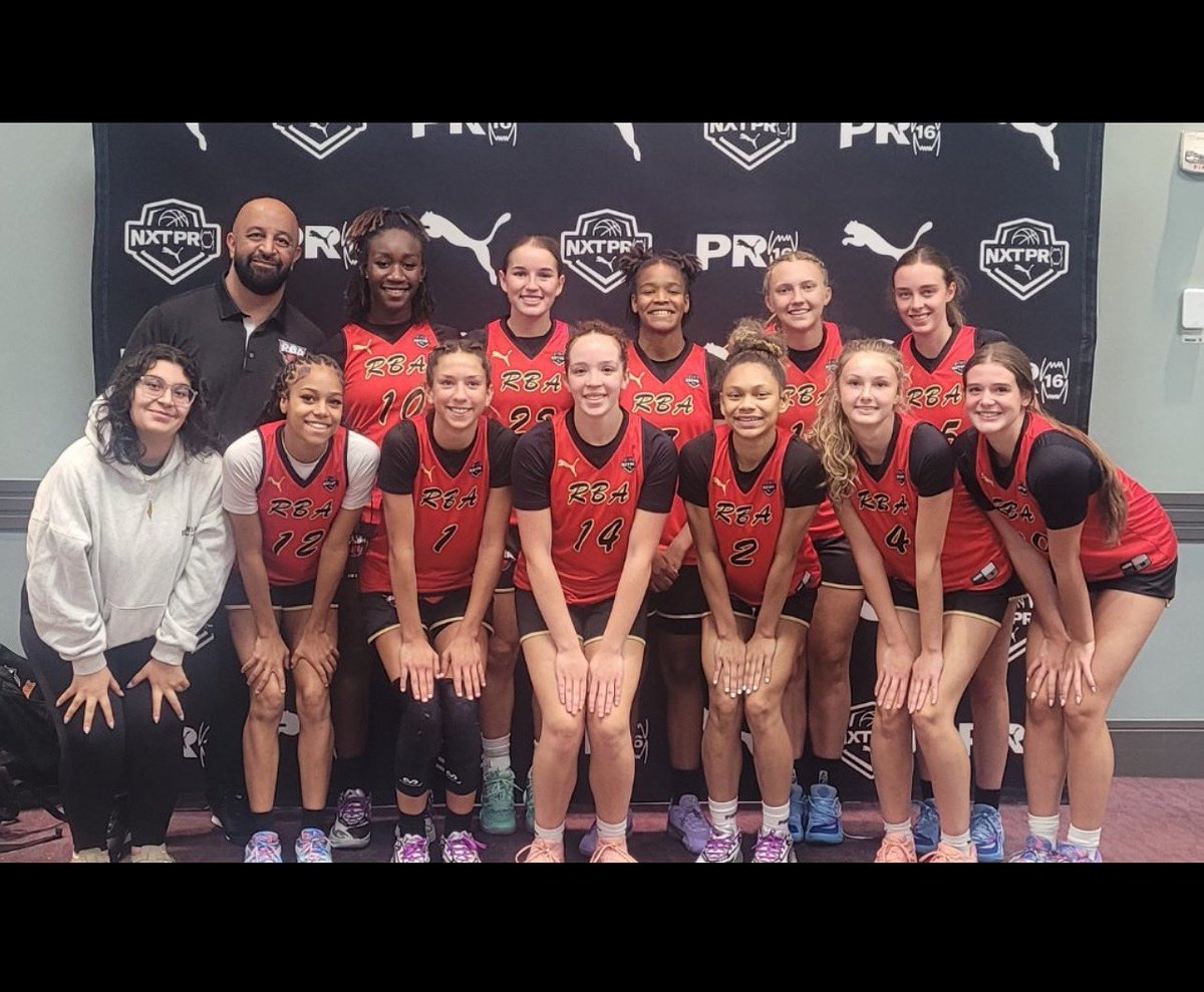 Beyond grateful for this team. Thank you, Sophie, Selina,Jamie, Nina, Serinity, Jenna, Madi, Reagan, Aliyah, Karys, Sakiya, and Marissa for your dedication and time to allow me to teach you and coach you in this great game we call Basketball. Thank you to all the parents for your