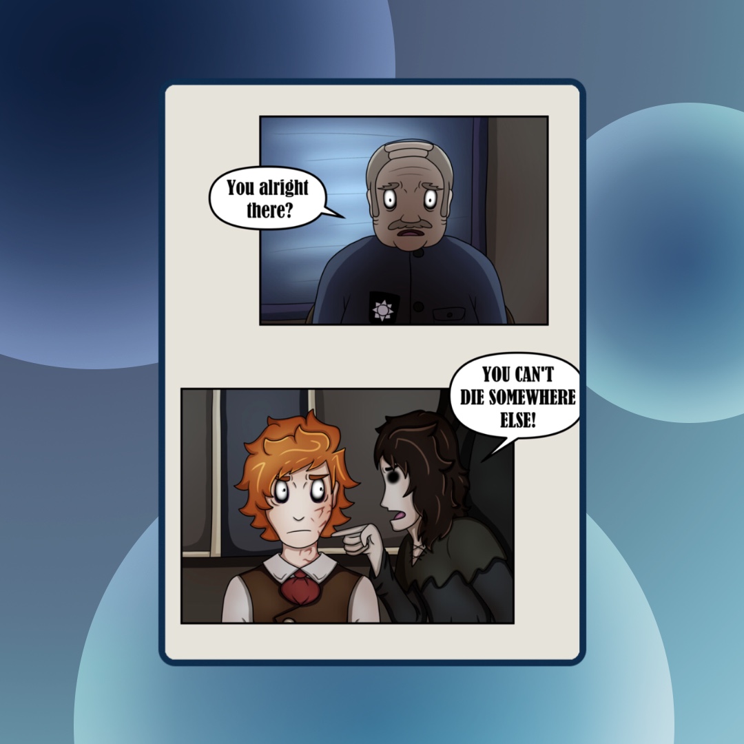 NamiComi's tweet image. Lost and injured, Ivan is haunted by Raven, an angel of sorts, visible only to him, who says Ivan was destined to die. Together, they search for the reason behind their otherworldly bond. 🐦⬛🩸
Read Sagacious Deific on #NamiComi 🌊
➜ nami.moe/t/ANUAESBL
