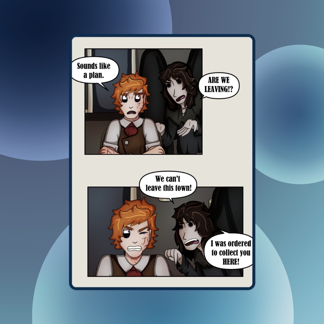 NamiComi's tweet image. Lost and injured, Ivan is haunted by Raven, an angel of sorts, visible only to him, who says Ivan was destined to die. Together, they search for the reason behind their otherworldly bond. 🐦⬛🩸
Read Sagacious Deific on #NamiComi 🌊
➜ nami.moe/t/ANUAESBL