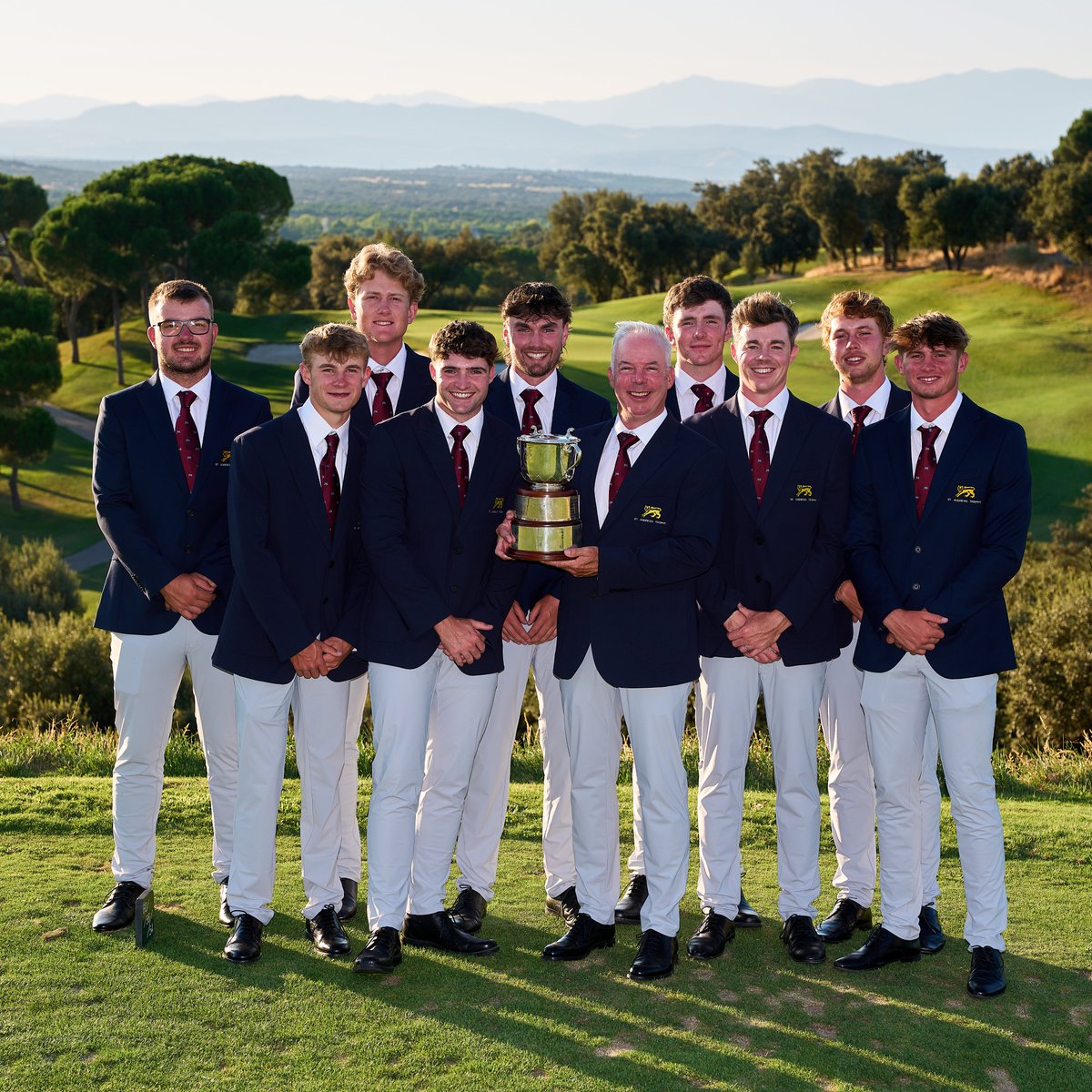 RandA's tweet image. Congratulations to Great Britain and Ireland, St Andrews Trophy winners 🏆