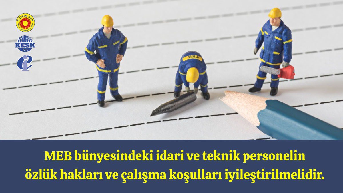 yardimsimge's tweet image. 📢#ArtıkYeterGeçinemiyoruz
✔️Akademik ve idari personelin hakları güvence altına alınmalı, üniversitelerdeki ücret adaletsizlikleri giderilmelidir!
✔️MEB bünyesindeki idari ve teknik personelin özlük hakları ve çalışma koşulları iyileştirilmelidir!