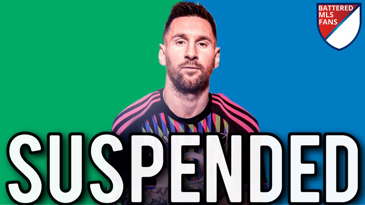 Join us today at 3:30, we’ll be discussing #MLS upholding the rules and suspending #Messi and #Alba for Saturdays game against Cincinnati

Link⬇️
youtube.com/live/Dn75Msz7J…