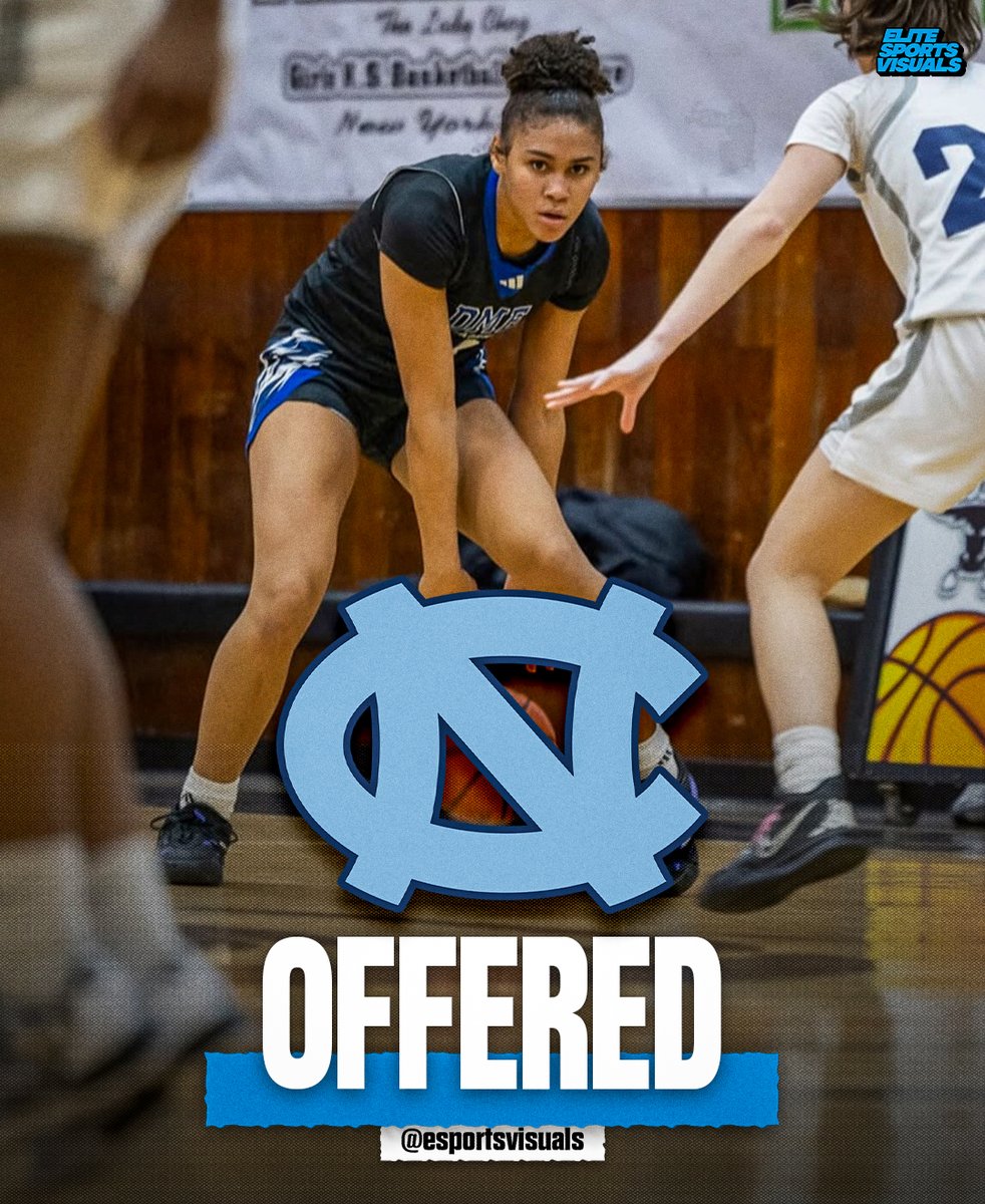 esportsvisuals's tweet image. OFFICIAL OFFER!
2026 GiGi Battle has officially been offered a scholarship from the University of North Carolina at Chapel Hill, per Battleβs Instagram story.
πΈ themeccashowcasenyc (IG)
#YouAreElite #EliteSportsVisuals @gigi_battle2026 @TanyaBattle23 @DMEACADEMYGBB