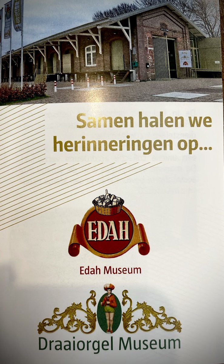 Gisteren het jaarlijkse uitstapje met Somerense gedecoreerden (NOS Inter NOS). Onder meer naar het EDAH-museum in Helmond. Het bedrijf waar 42 jaar geleden mijn werkzame leven begon. Daarnaast ook een bezoek aan het Orgelmuseum en afgesloten met een etentje (Somerense Vennen).