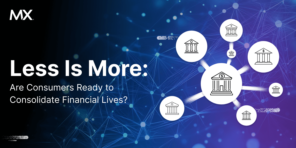 61% of consumers hold financial accounts with just 1 to 2 financial providers. We’re entering into an era of consolidation across consumer financial lives.

Check out our latest blog covering all the data behind financial life consolidation:
mx.com/blog/consumers…
