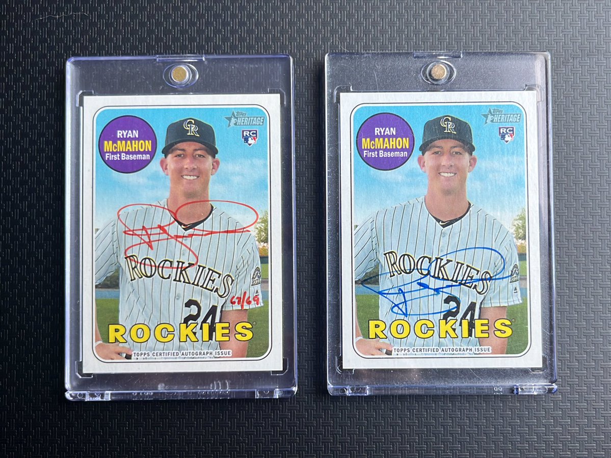CR_cards's tweet image. One of my favorite Rockies of all time.
Will miss RyMac :(