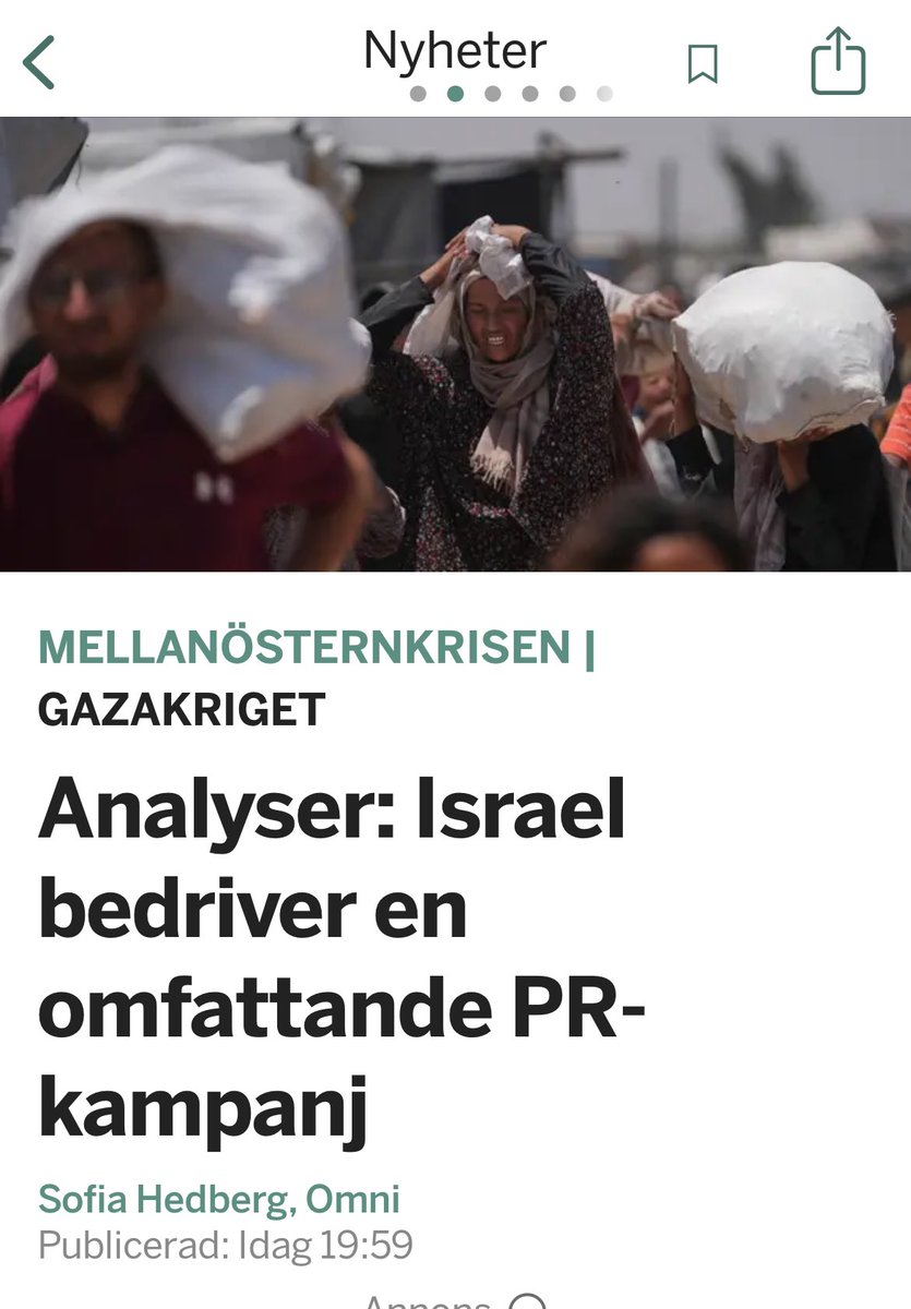 Skogkar's tweet image. Hamaspropagandisterna på ”nyhetssajten” @omni_red analyserar. Fundera över er egen roll istället.