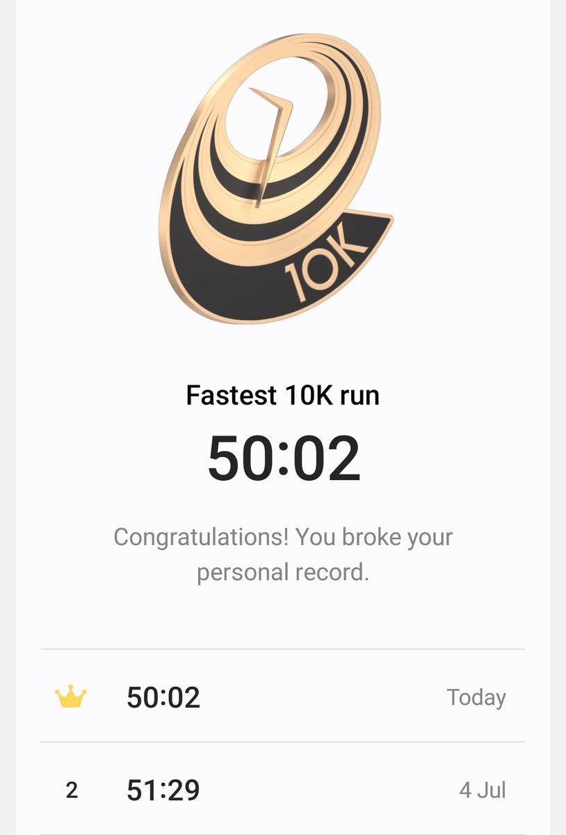 OldManThatGames's tweet image. Smashed my 10k tonight but pulled my hamstring alittle , very annoying