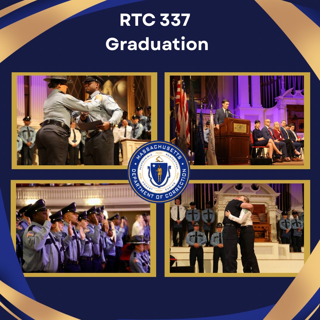 MACorrections's tweet image. 🎓 Today, we proudly welcomed 63 new Correction Officers and Correction Program Officers to the Massachusetts Department of Correction family.
To learn more about graduation: mass.gov/news/massachus…