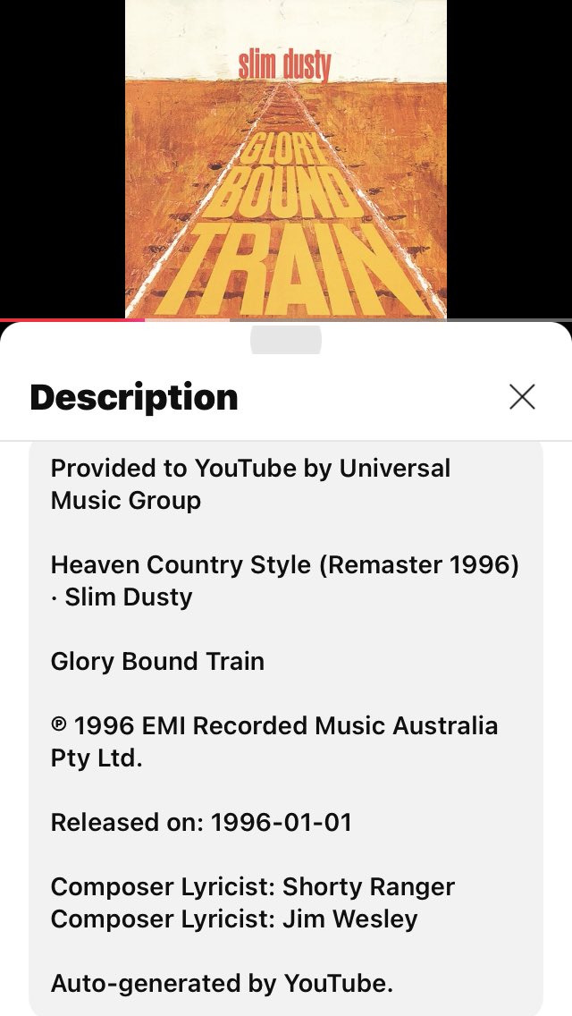 WesleyMediaHub's tweet image. “dad co-wrote this song”
…and I’d love to know what you think of it?
(Heaven Country Style)
“Slim Dusty sing’s it here on his famous 1996 ‘Glory Bound Train’ album”
🎧Take a listen here youtu.be/ob_LsuVVppc?si…