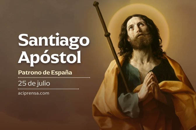 PJavierOR's tweet image. Santiago el Apóstol. Protege a España y a la Hispanidad.
25 de julio: Santiago el Mayor, apóstol
(†44 d.C.)
El primer apóstol en morir como mártir, Santiago el Mayor, luz y patrón de España, nació en Galilea. Fue hijo de Zebedeo y de María Salomé, hermano mayor de San Juan…