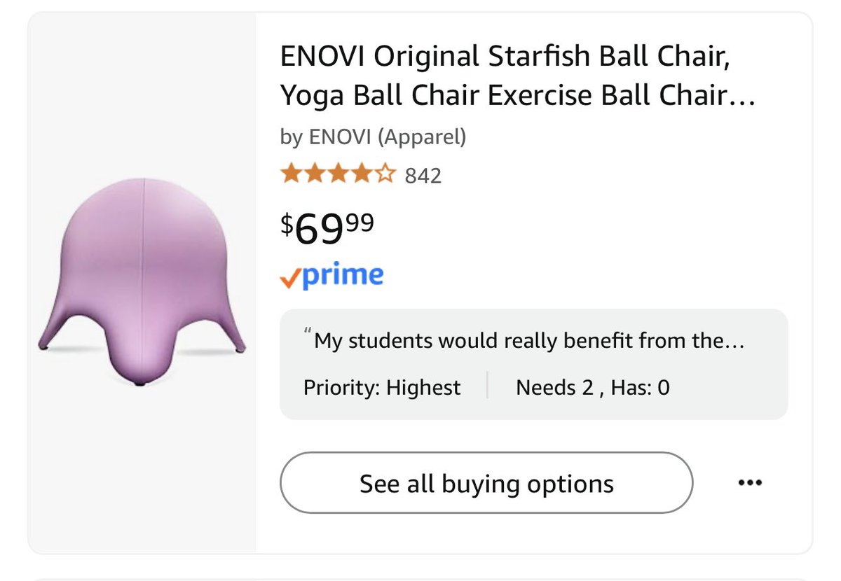 MeaganEHirsch's tweet image. So close!!
🦄8th grade #learningsupport math
🦄#urban #title1 #PA
🦄22nd year
Only gift cards, LEDs and alt seating left. #clearthelist2025 Anything helps!Even a retweet!
Thanks for looking!
@cashapp @amazon
amazon.com/hz/wishlist/ls…