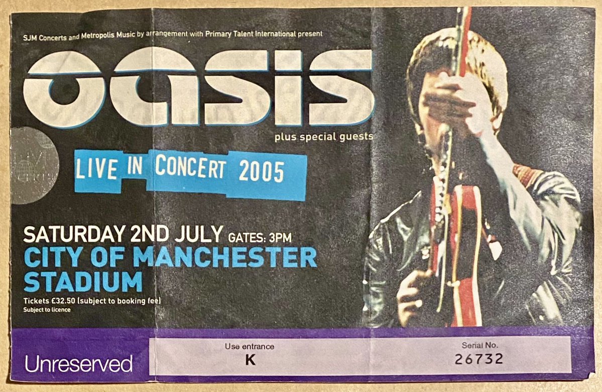 dougbagleyfdl's tweet image. Just managed to get a last minute Oasis ticket for tomorrow at Wembley Stadium (I have one for next Saturday 2 August). I am high up tomorrow and low down next week on different sides. I am excited like a kid on Christmas Eve.