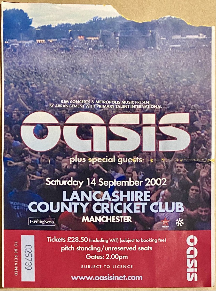 dougbagleyfdl's tweet image. Just managed to get a last minute Oasis ticket for tomorrow at Wembley Stadium (I have one for next Saturday 2 August). I am high up tomorrow and low down next week on different sides. I am excited like a kid on Christmas Eve.
