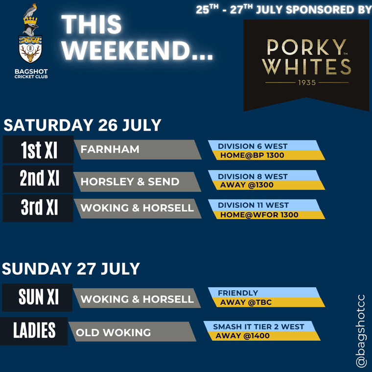 Bagshot Cricket Club tweet media