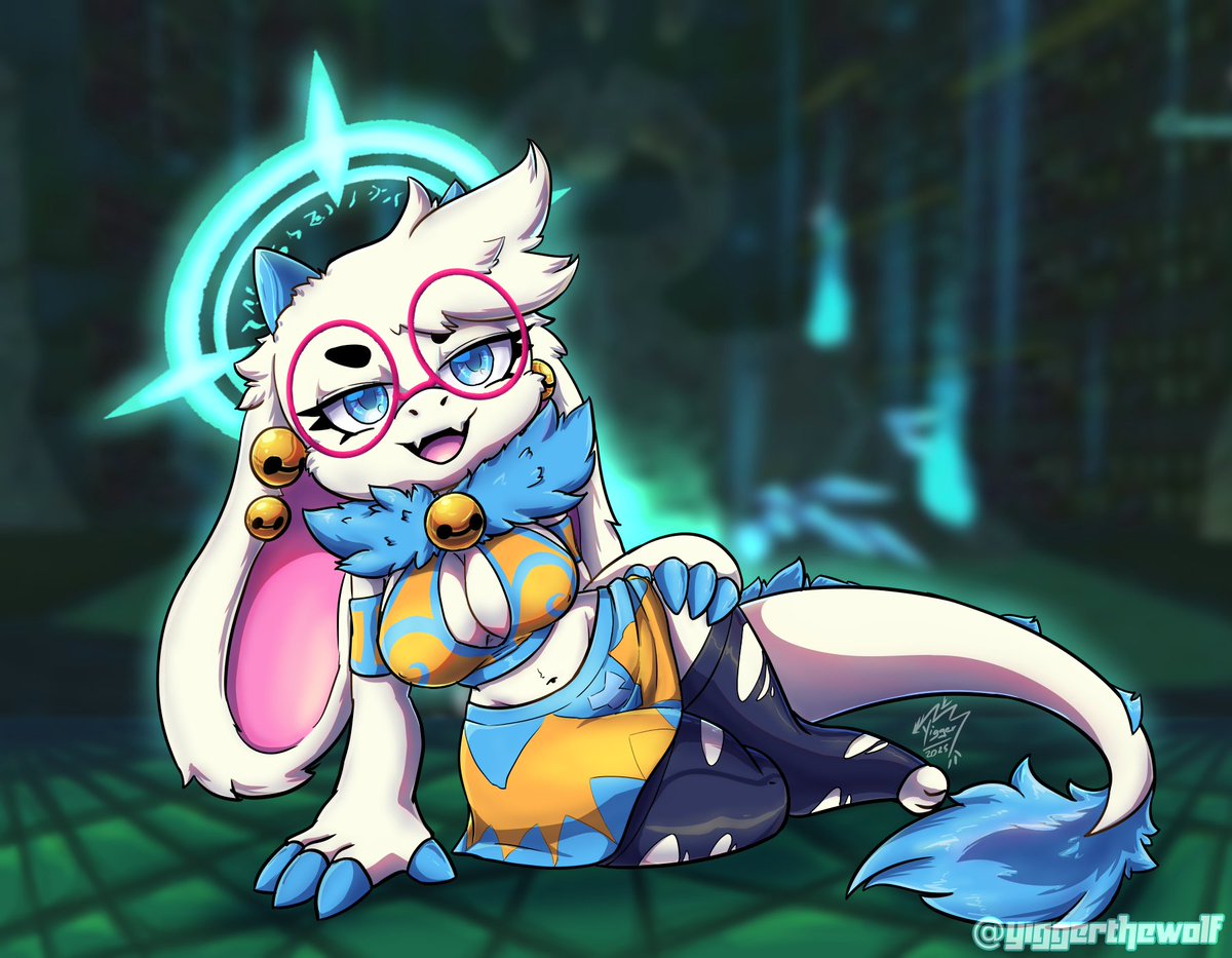 Hace un tiempo dije que queria dibujar una angela de atlyss bueno.... aqui el resultado